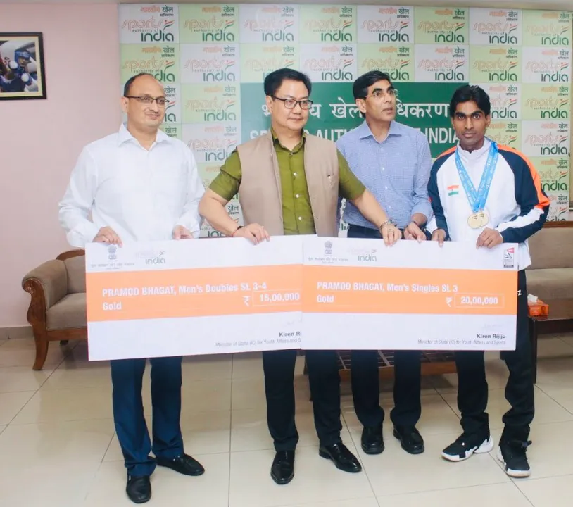  Odisha para-shuttler Pramod Bhagat rewarded with Rs 35 lakh