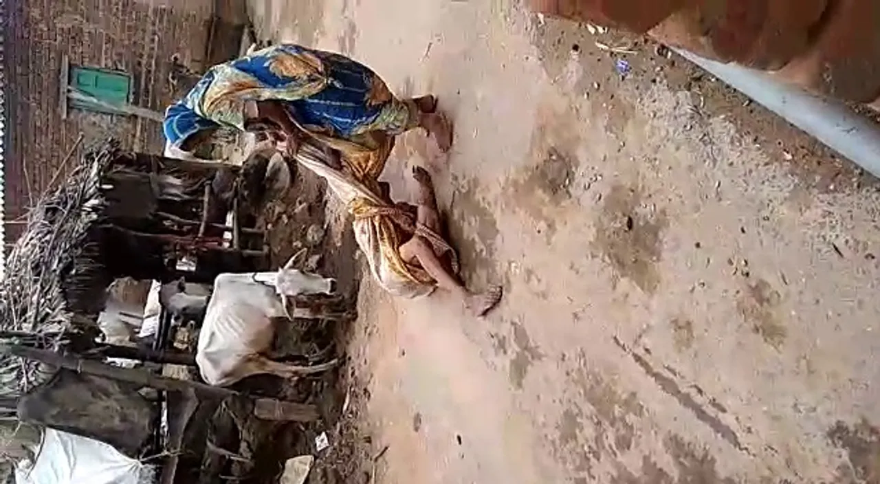 [Watch] Odisha woman drags, thrashes 82-yr-old mother-in-law on village road