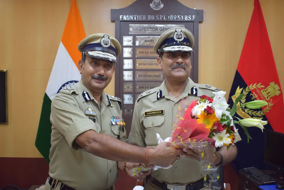 Harminder Pal takes charge as BSF Odisha Frontier Commander