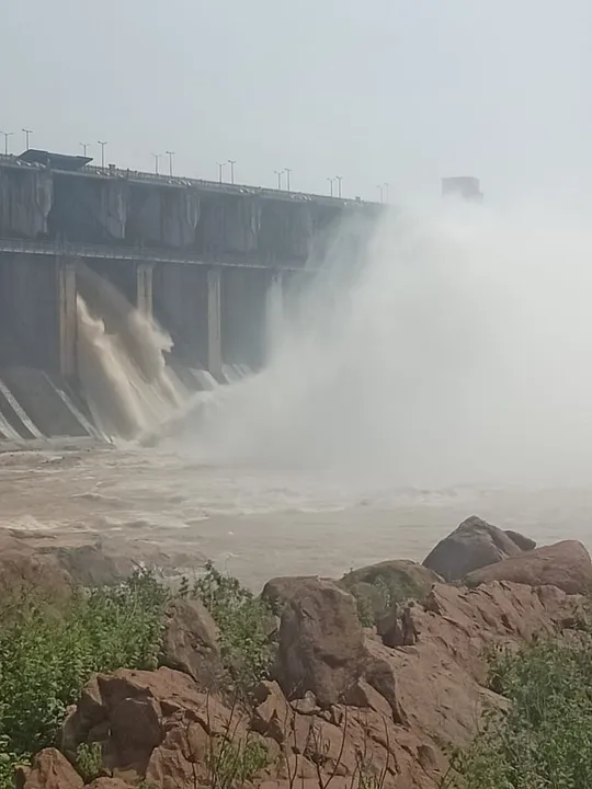  Rengali Dam opens one gate to release flood water