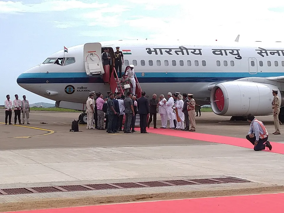  President Kovind arrives in Odisha on two-day visit