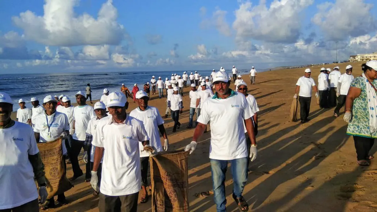  Beach cleaning drive begins in Puri on International Coastal Cleanup Day