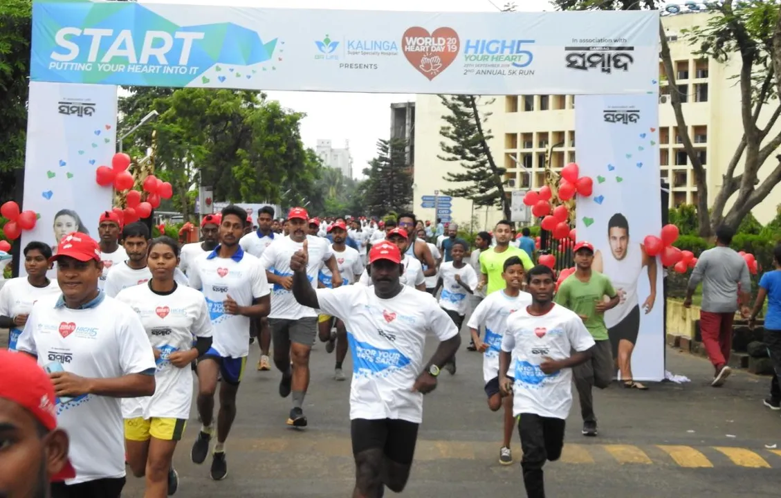  Marathon held on World Heart Day in Odisha capital