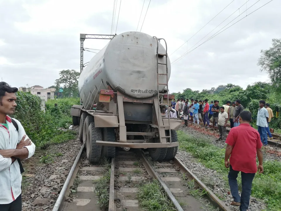  Rail traffic hit as tanker truck rams into track in Odisha