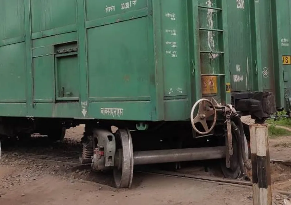  Freight train derails in Odisha's Jharsuguda