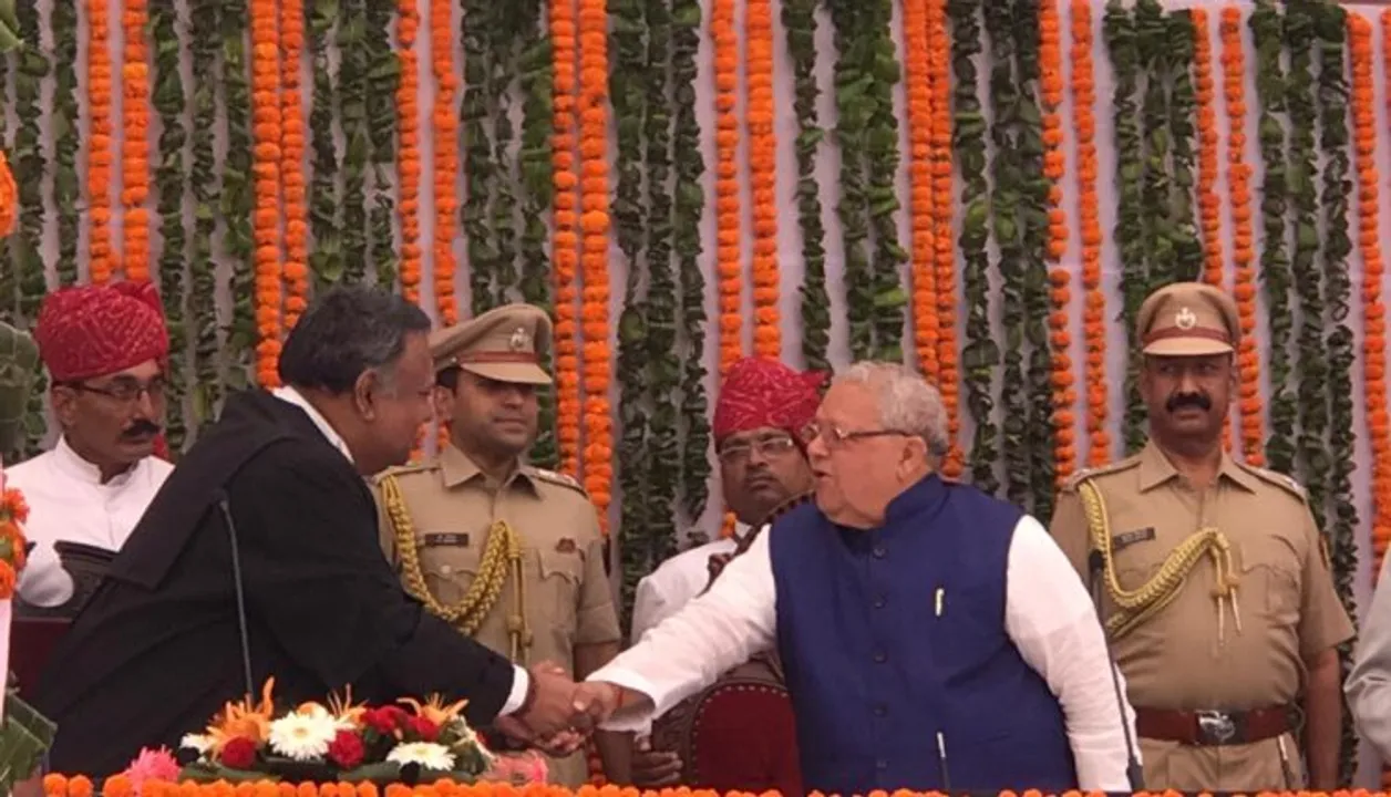  Justice Indrajit Mohanty takes oath as Chief Justice of Rajasthan HC