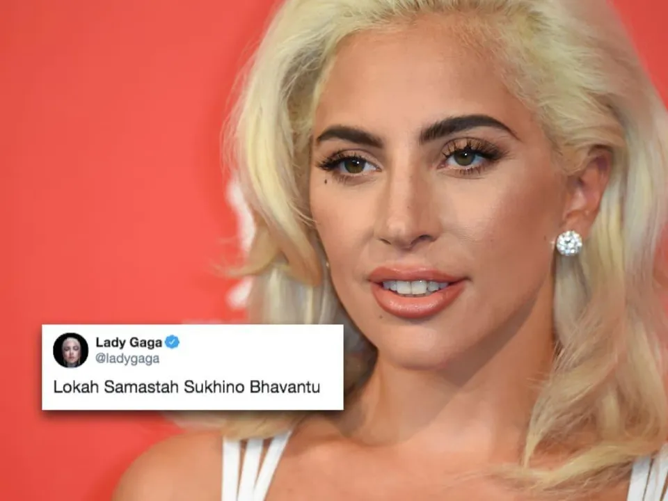  Lady Gaga causes frenzy with Sanskrit tweet