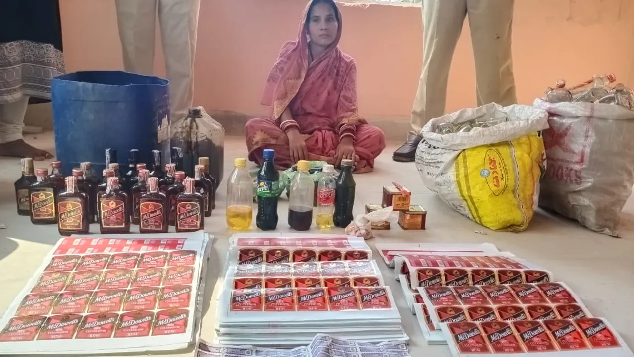  Woman held for running Illegal liquor manufacturing unit in Odisha