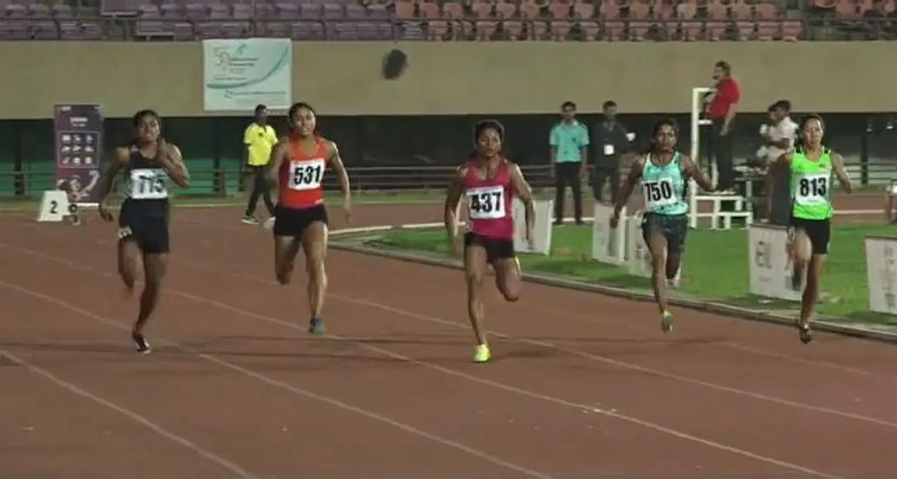  Odisha's Dutee Chand sets new national record