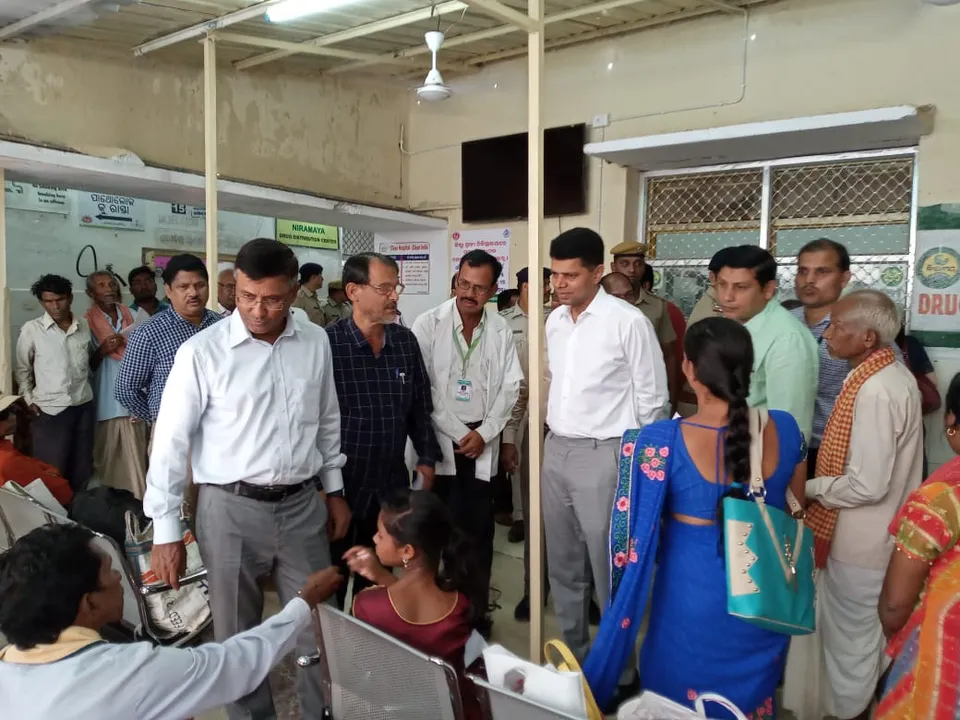  Top bureaucrats visit Phulbani to take stock of healthcare facilities