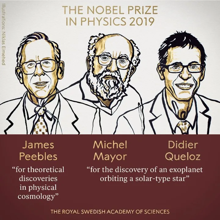  Three get Nobel Prize in Physics for cosmic discoveries