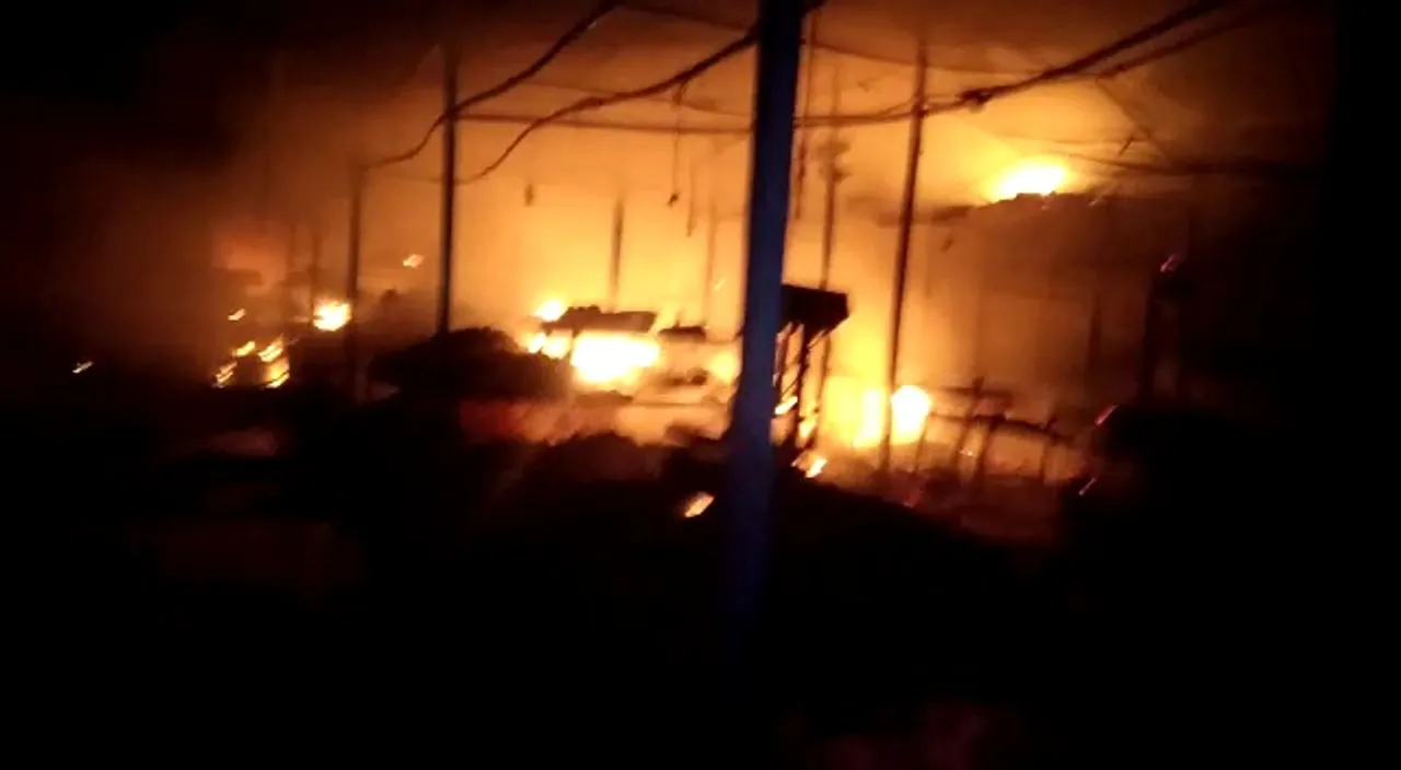  Over 100 shops gutted in fire mishaps on Diwali night in Odisha
