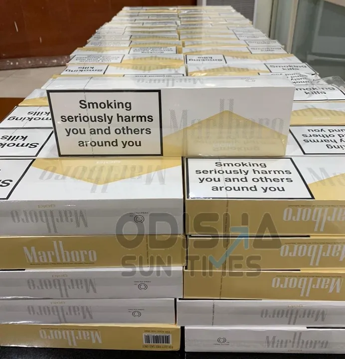  Imported cigarettes worth Rs 12 lakh seized at airport in Odisha capital