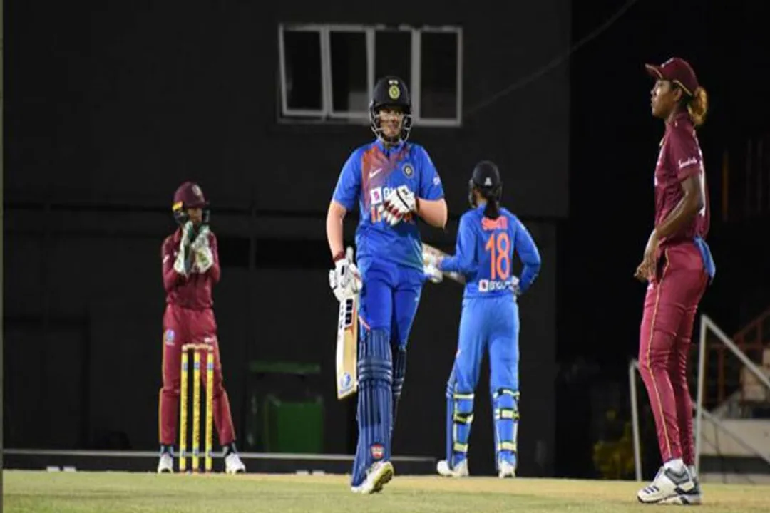  Shafali, Smriti shine as India thrash WI by 84 runs