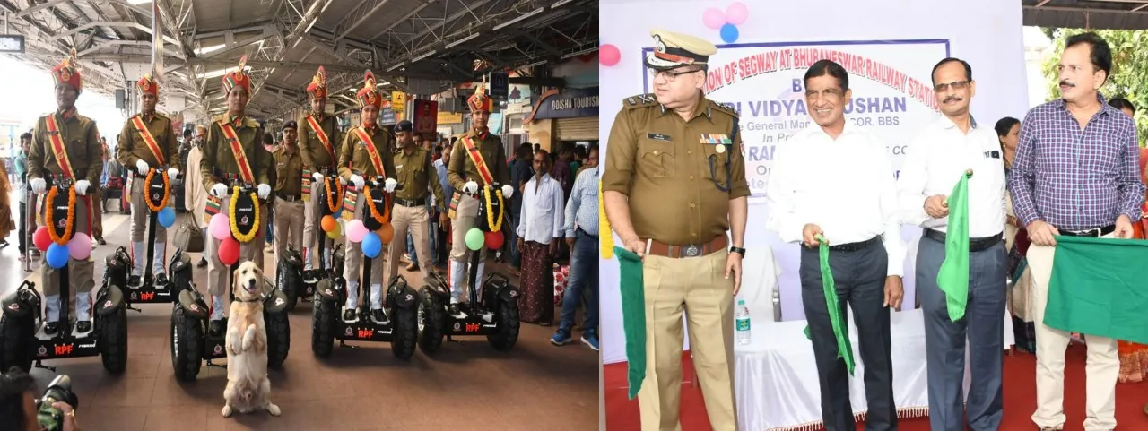  Segway patrolling system introduced at Bhubaneswar Rly Station