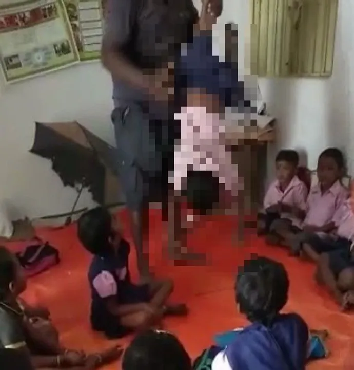  [Watch viral video] Odisha man beats minor boy by hanging upside down
