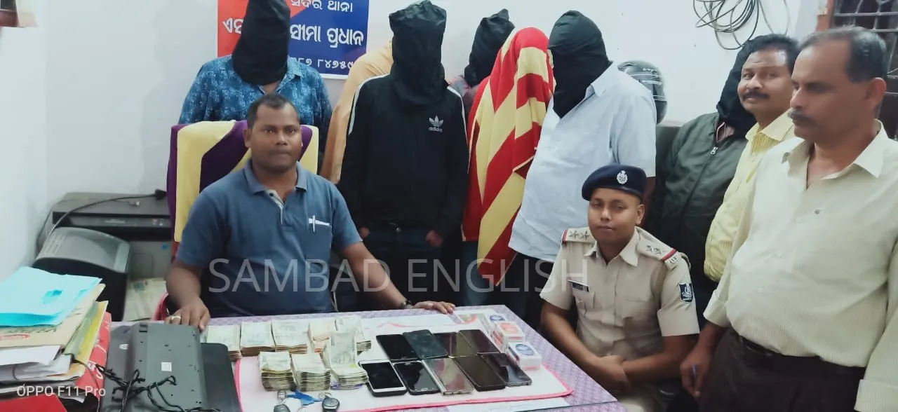  Gambling den busted in Odisha's Koraput, 7 arrested