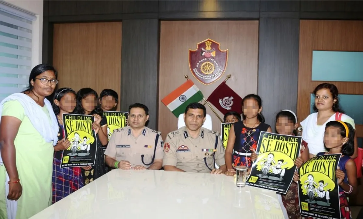  Commissionerate Police creates awareness on ChildLine number