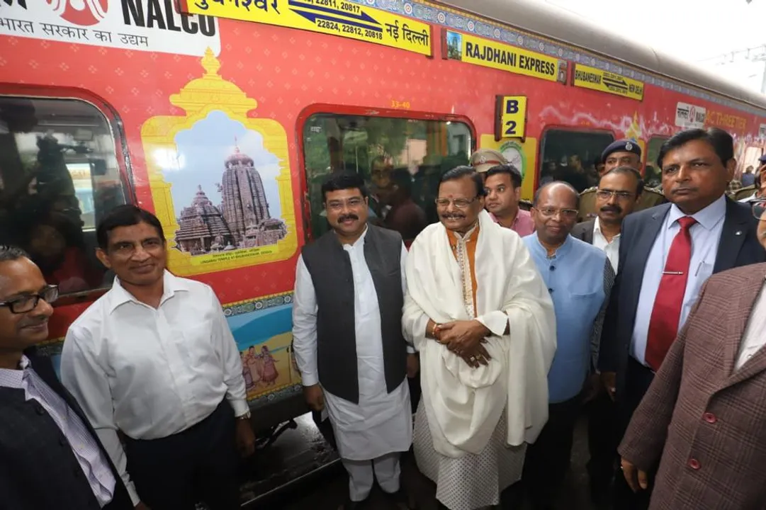  Rajdhani Express showcasing Odisha's art and culture flagged off