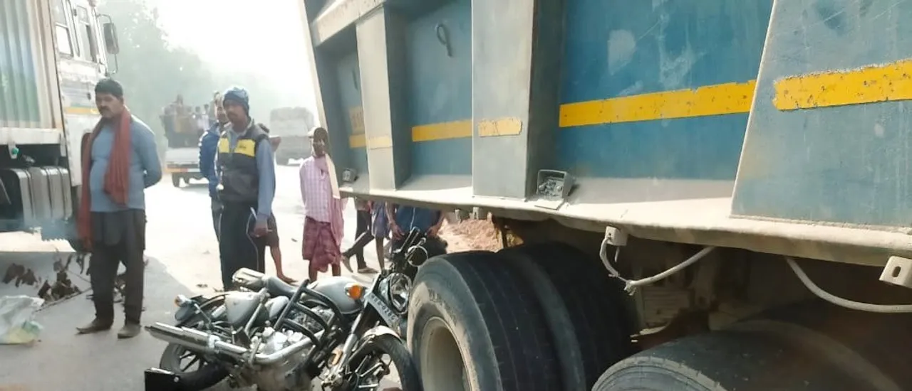  Youth dead, another critical in motorcycle-truck collision in Odisha