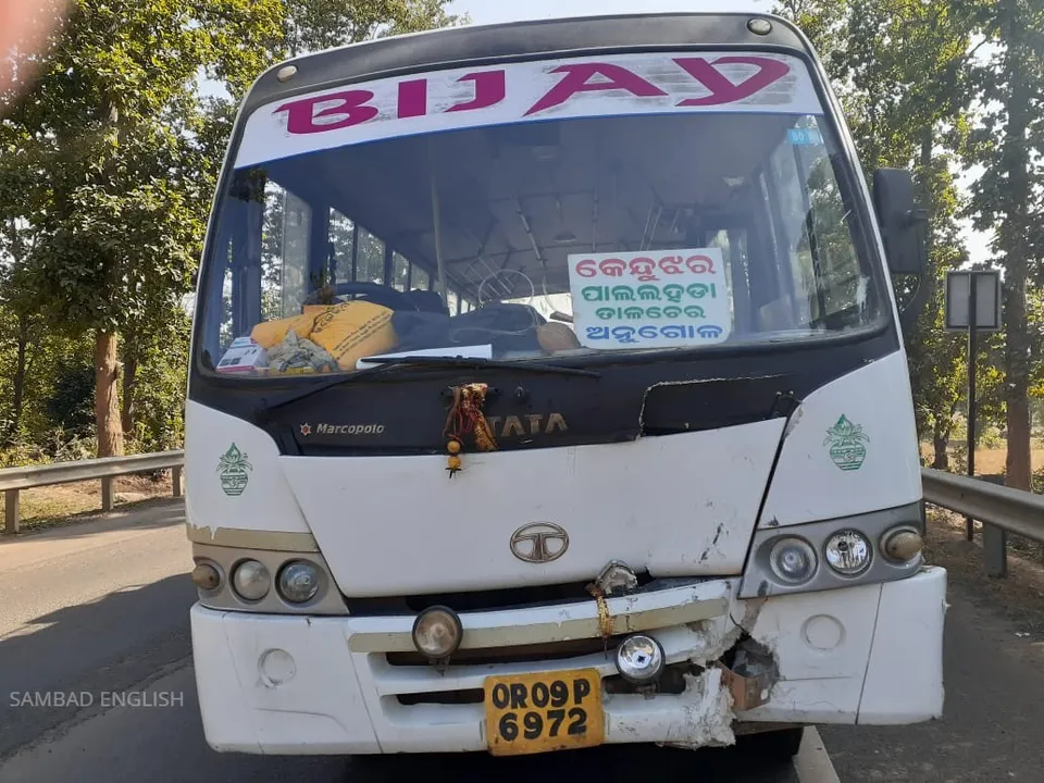  Bus-scooter collision claims two lives in Odisha's Angul