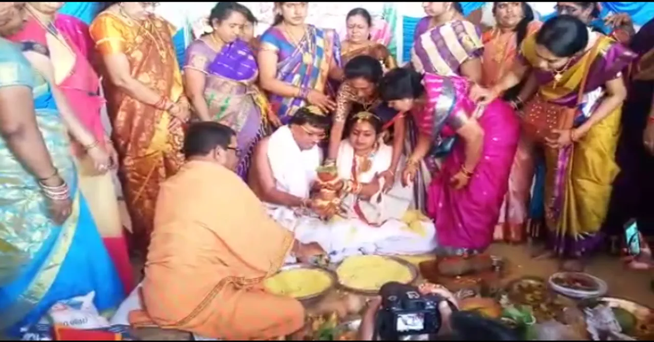  Love is blind: Tirupati man ties knot with visually-impaired Odisha girl