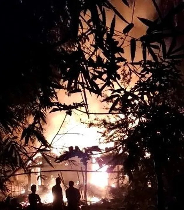  Fire mishap renders family homeless in Odisha's Kendrapara