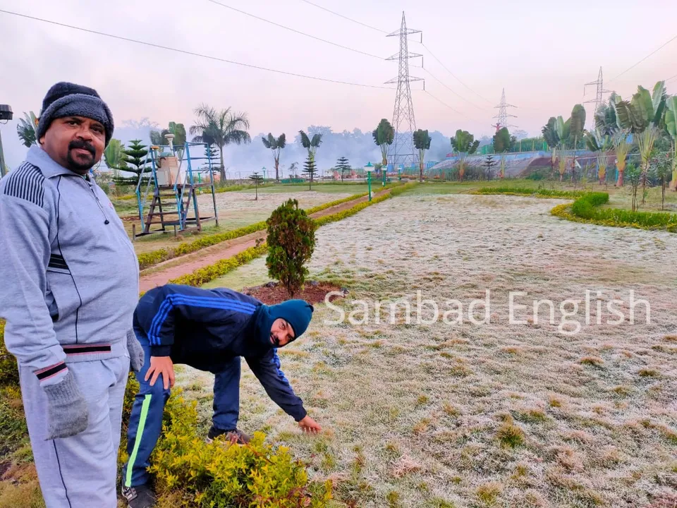  Mild frost in Joda 