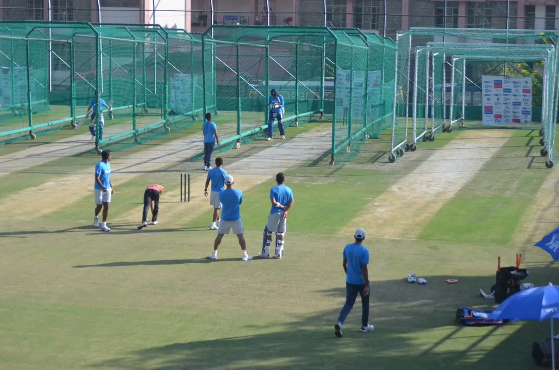 Team India during Net Practice (File Photo) 