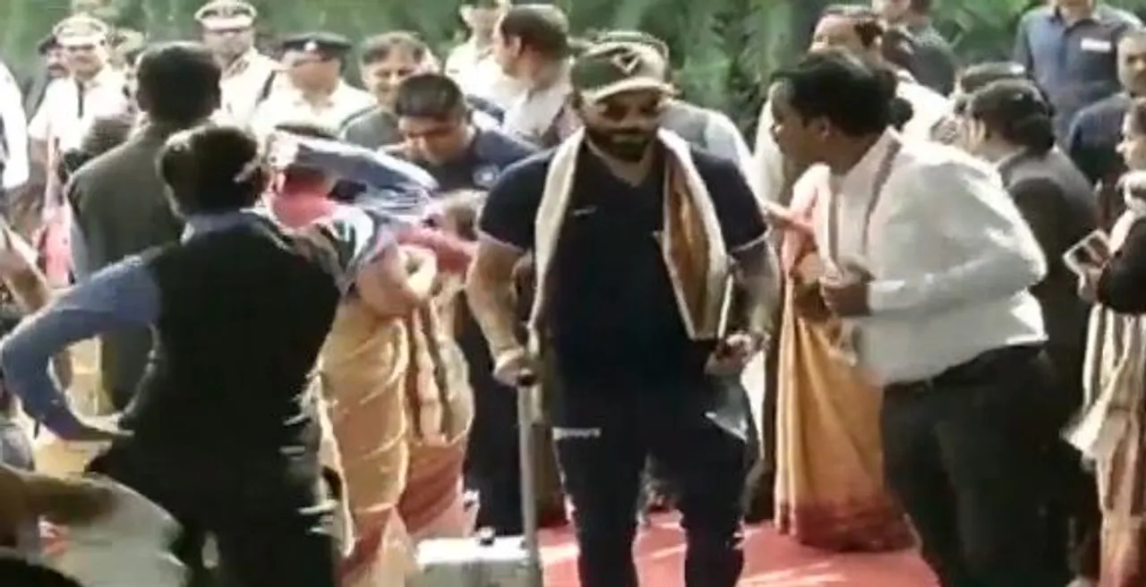  Barabati ODI: Players reach Odisha capital amid rousing welcome