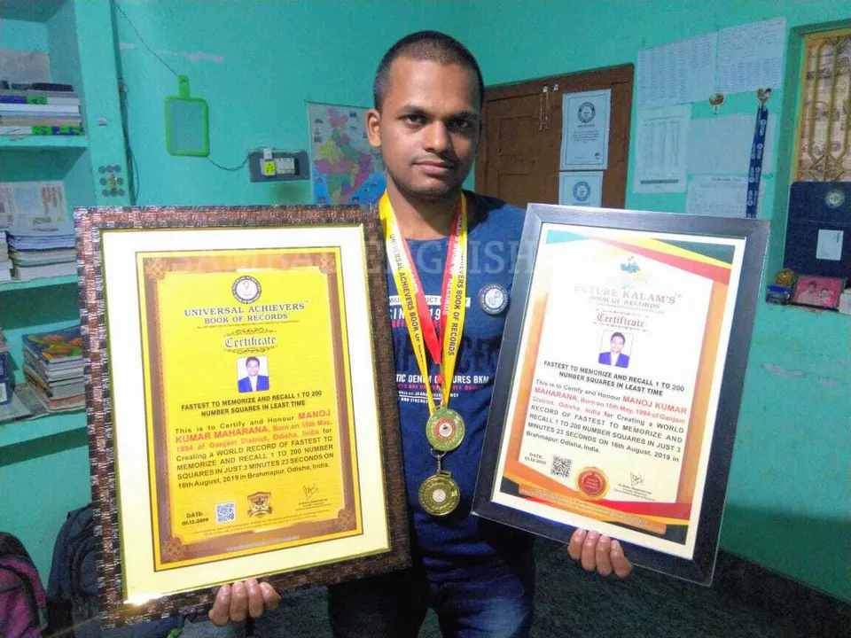  Odisha youth finds place in Universal Book of Records
