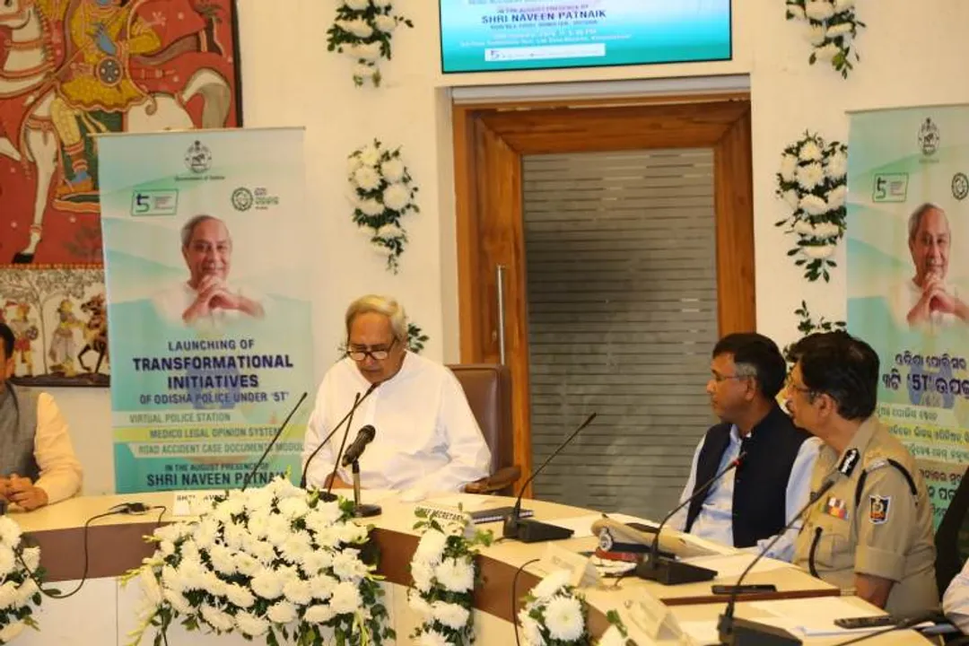  Odisha CM launches virtual police station under 5-T programme
