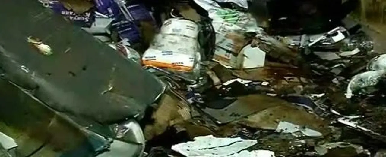  Fire breaks out at electrical appliances godown in Odisha's Cuttack
