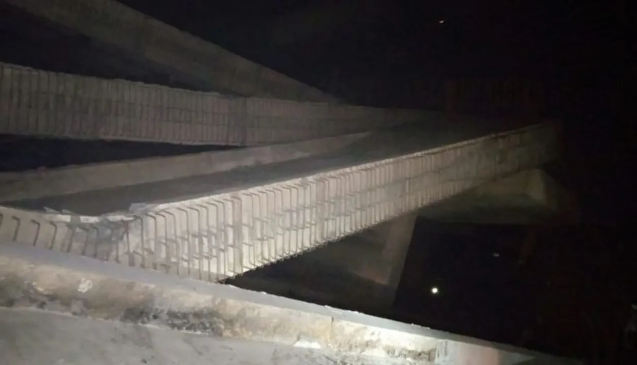  Under-construction flyover's beam slips off in Odisha’s Deogarh