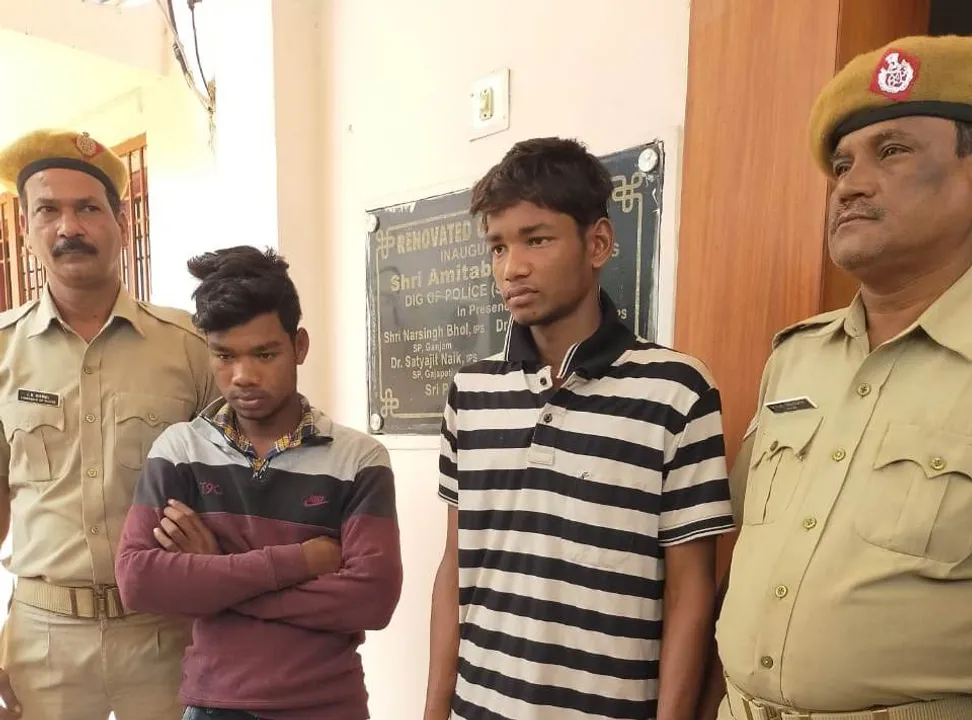  Two youth arrested for gang-raping minor girl in Odisha's Ganjam