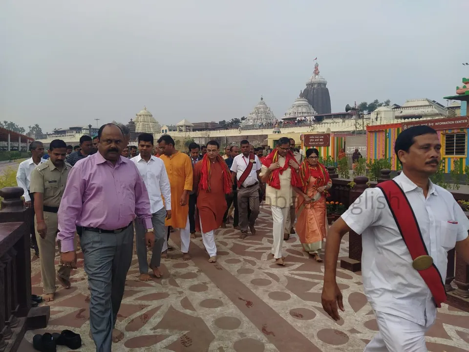  Odisha: SC Judge Justice NV Ramana visits Puri Srimandir