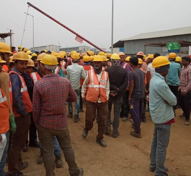 Worker injured at cement plant in Odisha; tension erupts