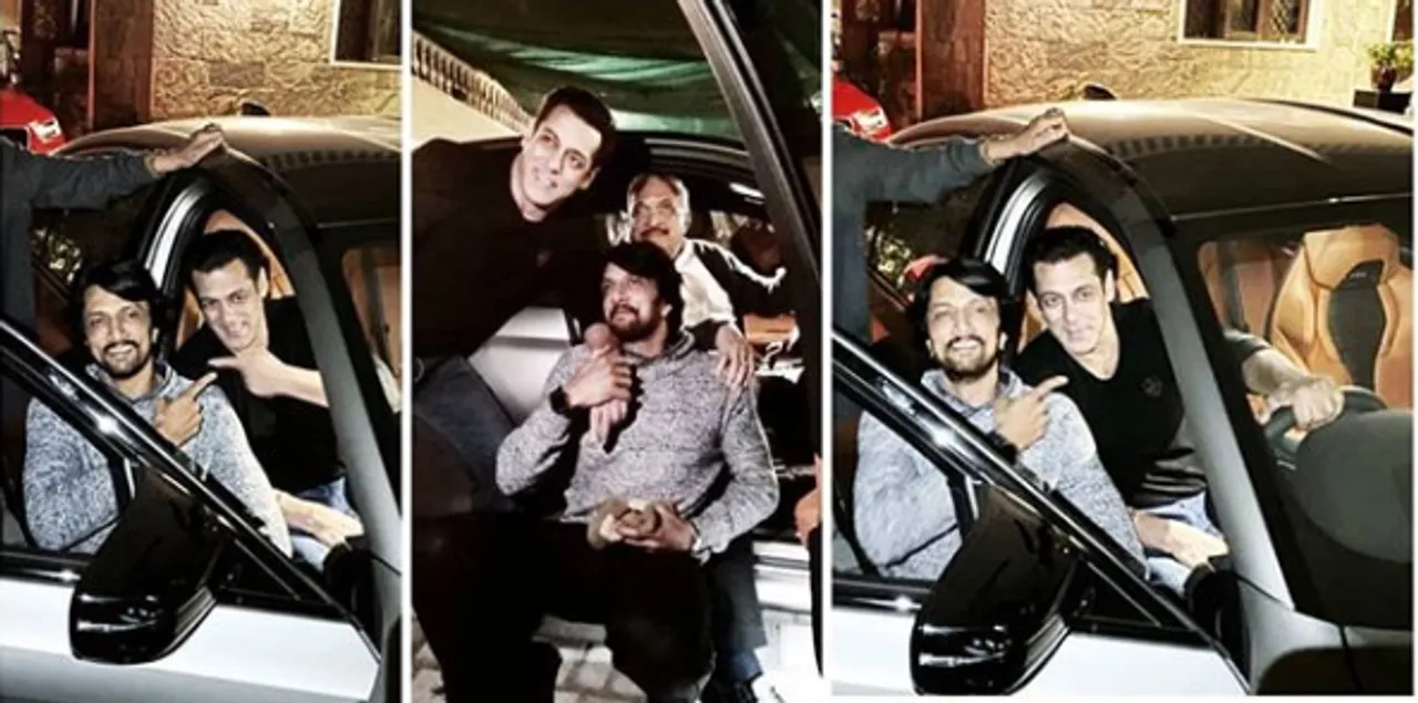  Salman Khan gifts BMW M5 to Kichcha Sudeep on success of Dabangg 3