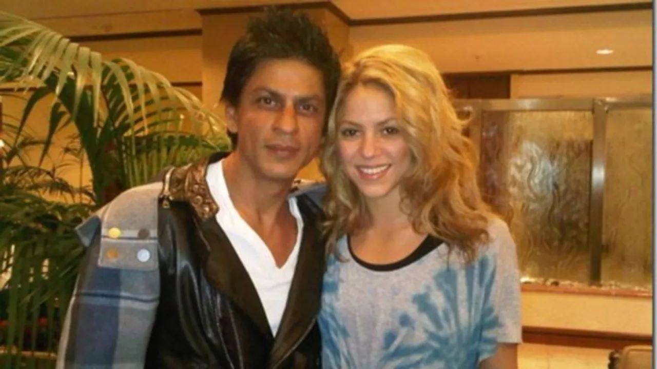  SRK goes gaga over Shakira, his 'all time favourite'