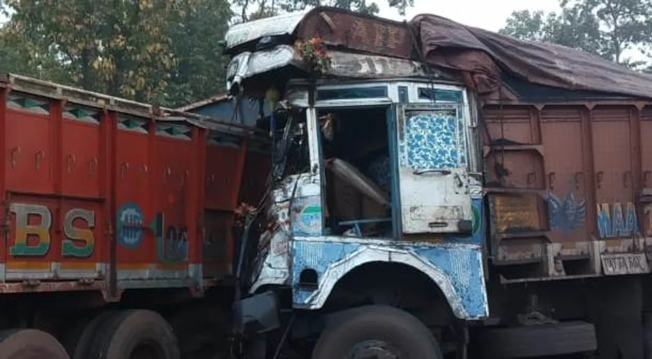  Two killed as trucks collide head-on in Odisha's Keonjhar