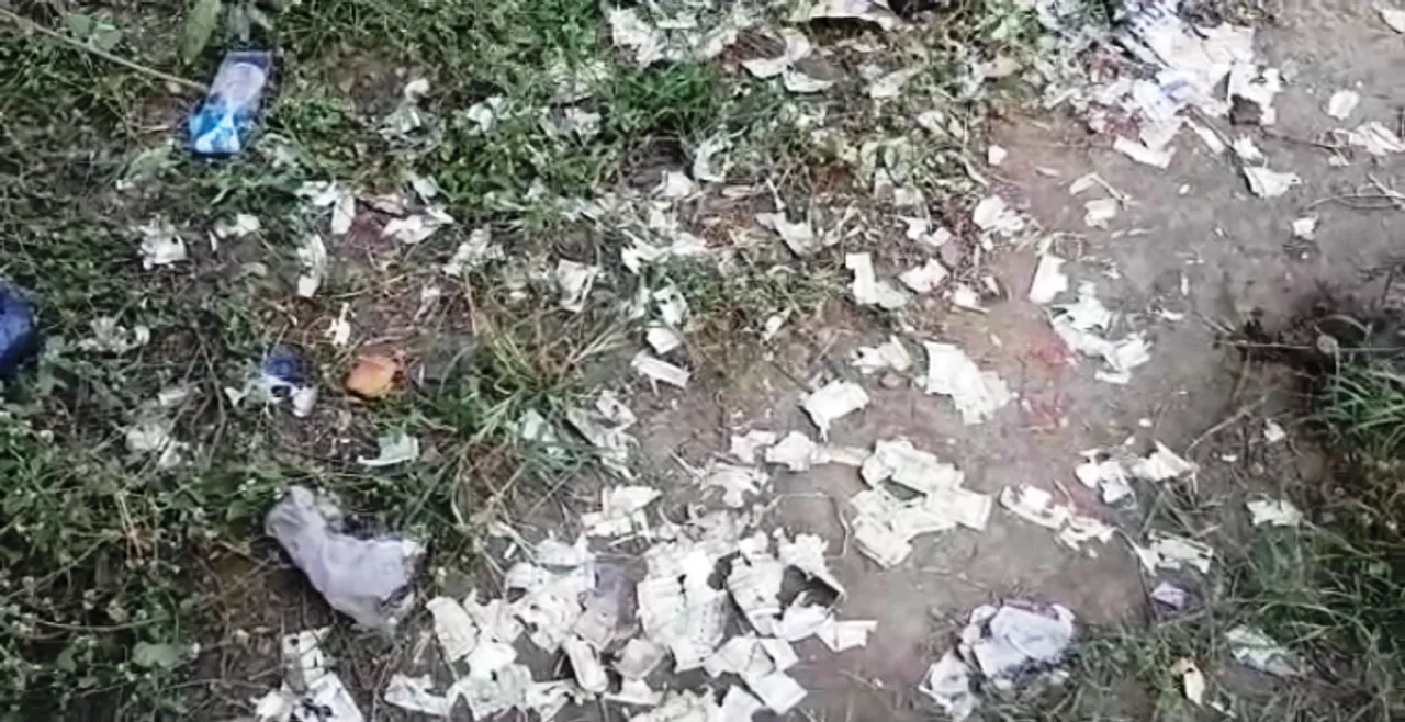  Huge cash damaged by termites found under bridge in Odisha