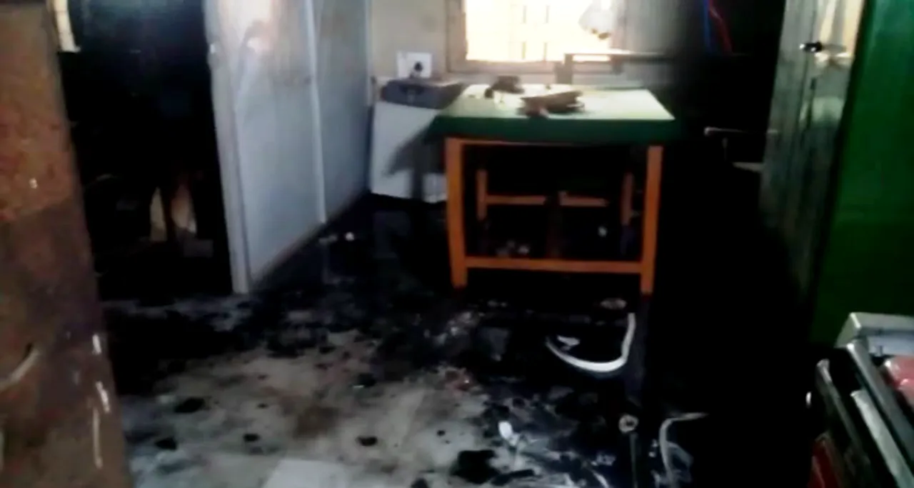  Fire breaks out at Niali Tehsil Office