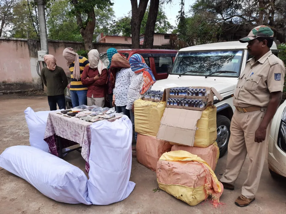  Ganja, cough syrup racket busted in Odisha's Bargarh; 6 arrested