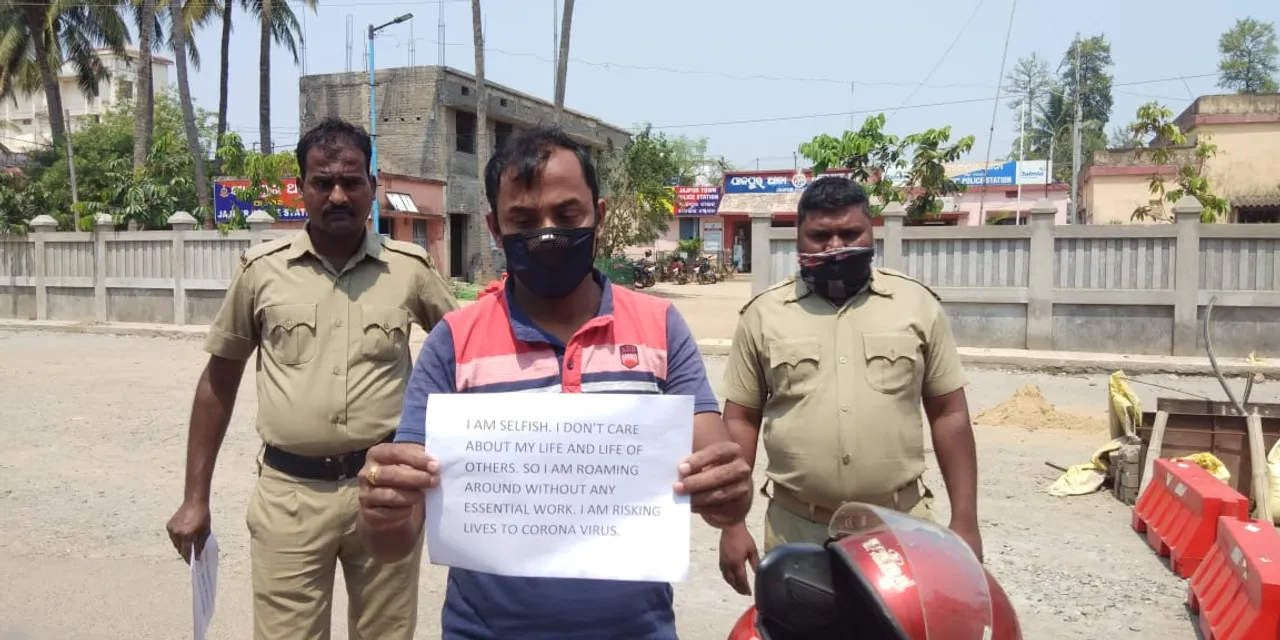  Lockdown violators given novel punishment in Odisha