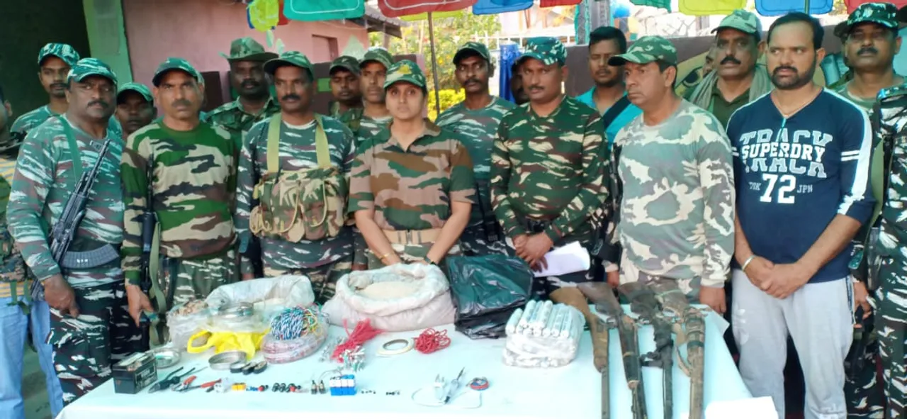  Maoist camp busted in Odisha’s Rayagada, arms, explosives seized