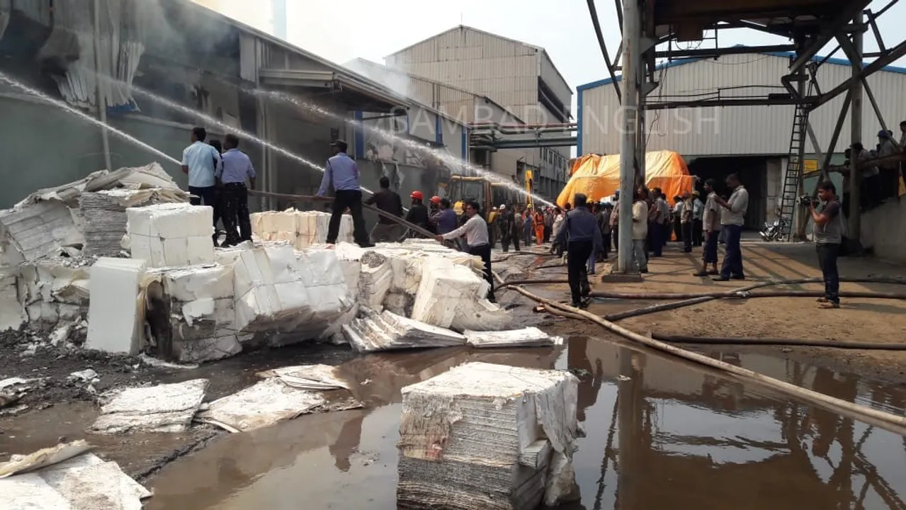  Fire breaks out at paper mill in Odisha's Balasore