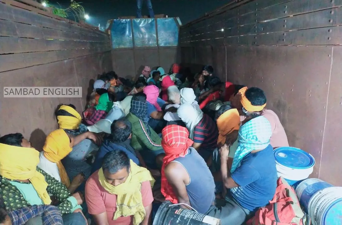  Around 70 detained for travelling in truck in Odisha amid lockdown