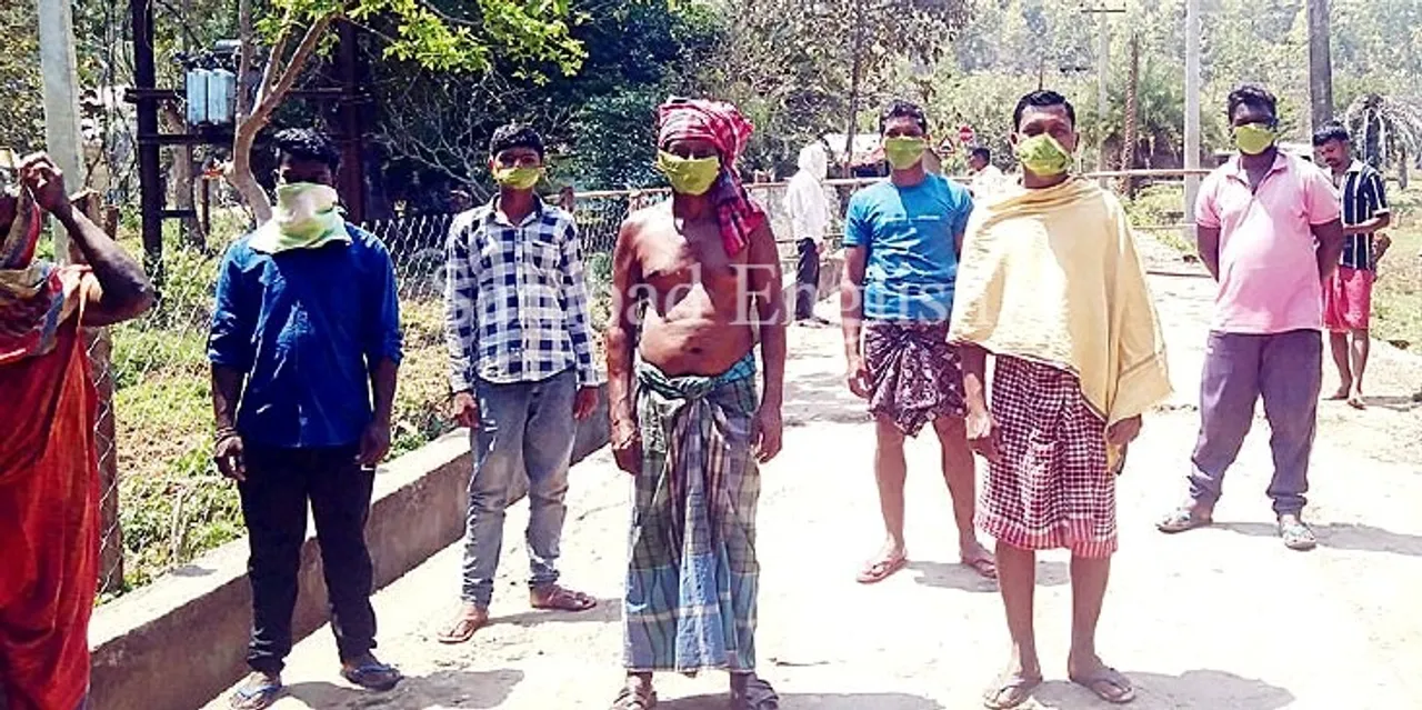  Amid COVID-19 outbreak, Odisha villagers use Sal leaf mask as protection