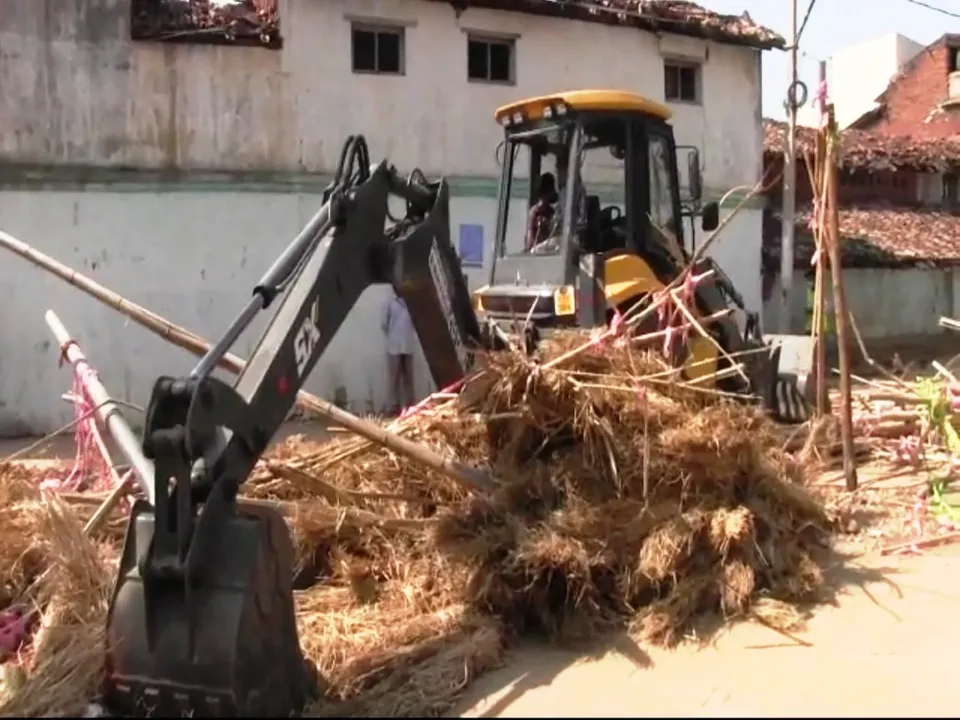  COVID-19: Ram Navami Mandap razed in Odisha; 6 arrested
