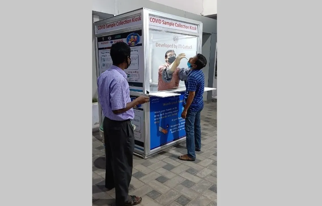  Covid-19: Cuttack ITI develops Walk-In Kiosk for sample collection
